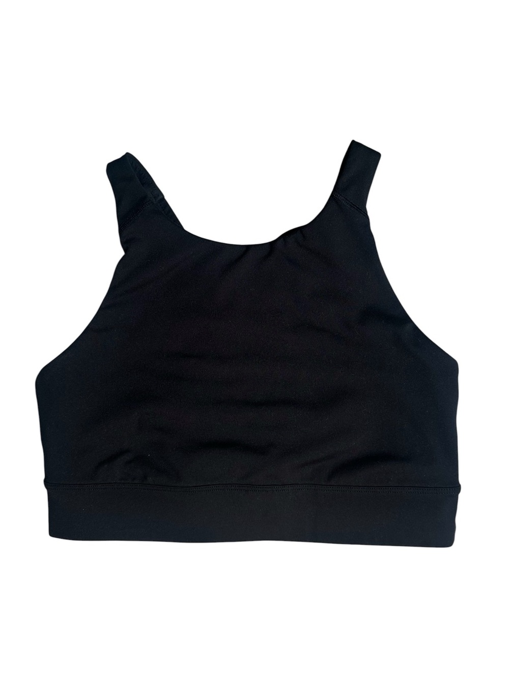 Old navy size medium black powerpress medium support  go dry sports bra coverage